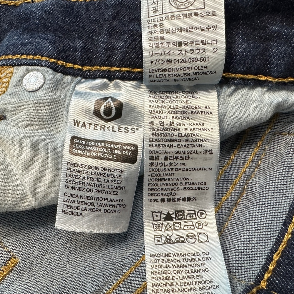 Levi's 541 Athletic Taper Men's Jeans 32X32 Dark Blue W32/L32 Denim Stretch - Picture 7 of 7